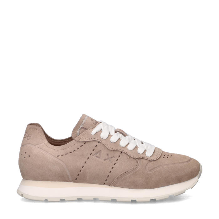 Sun 68 Tom Raw Edge lage sneakers – Beige