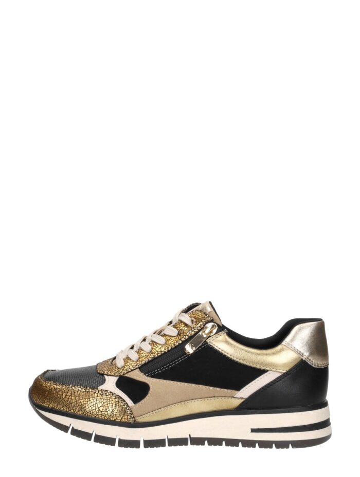 Marco Tozzi Sneakers Laag – Goudkleur