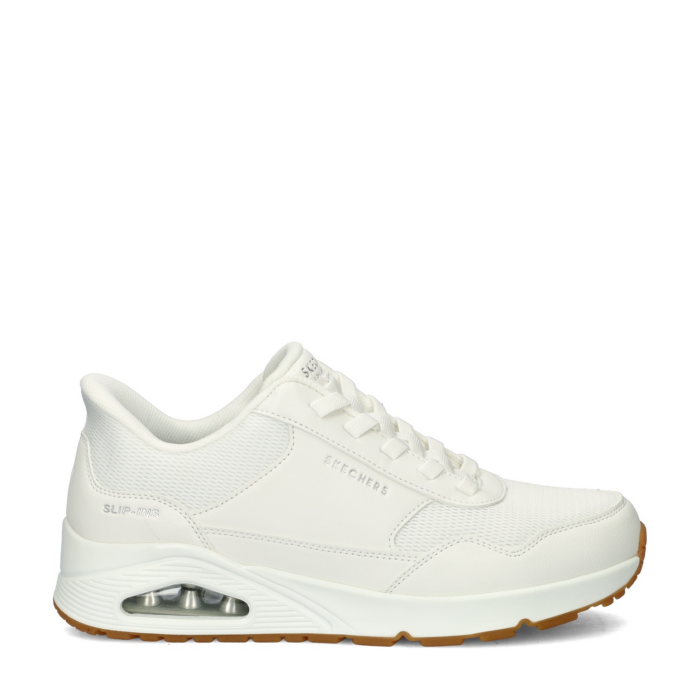 Skechers Hands Free Slip-Ins Uno instapschoenen – Wit