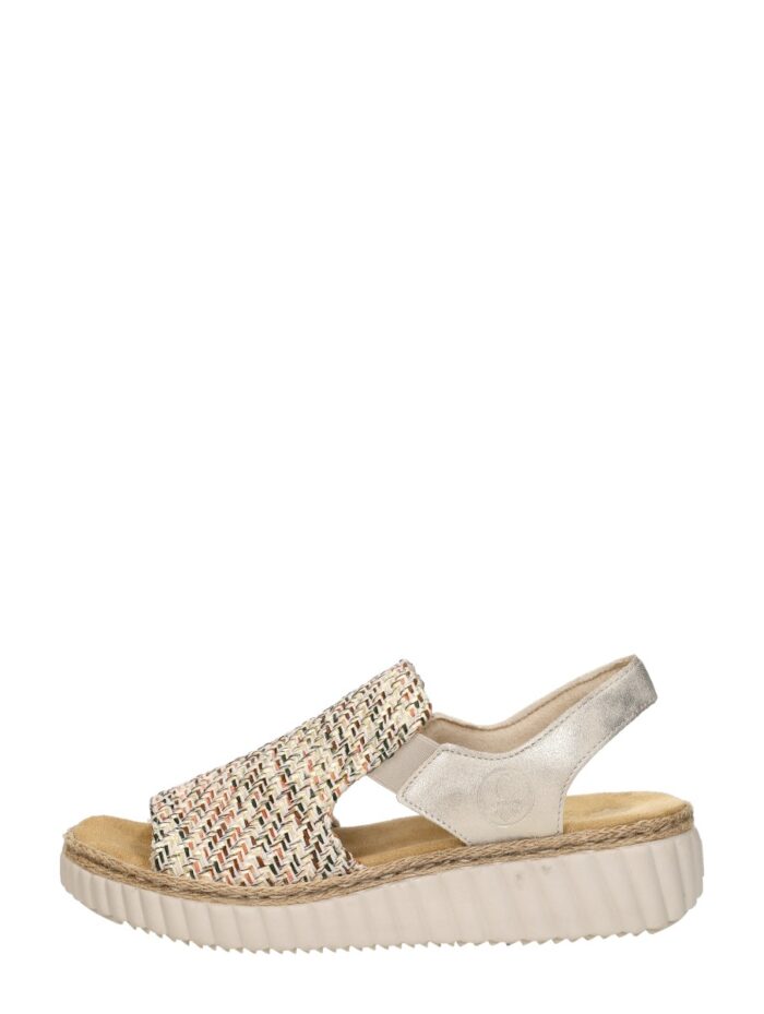 Rieker Sandalen Plat – Beige