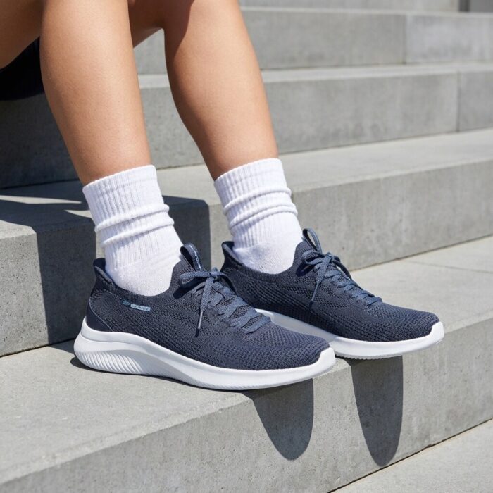 Skechers Slip-ins Ultra Flex 4.0 blauw Textiel