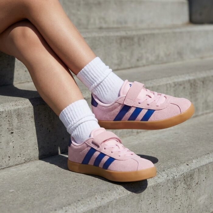 Adidas VL Court 3.0 Sneakers roze Suede