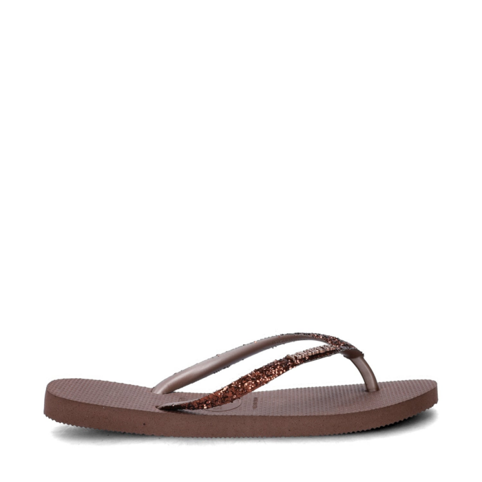 Havaianas Slim glitter II slippers – Bruin