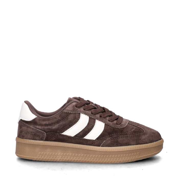 Nelson lage sneakers – Bruin