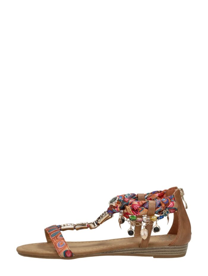 Sub55 Sandalen Plat – Cognac