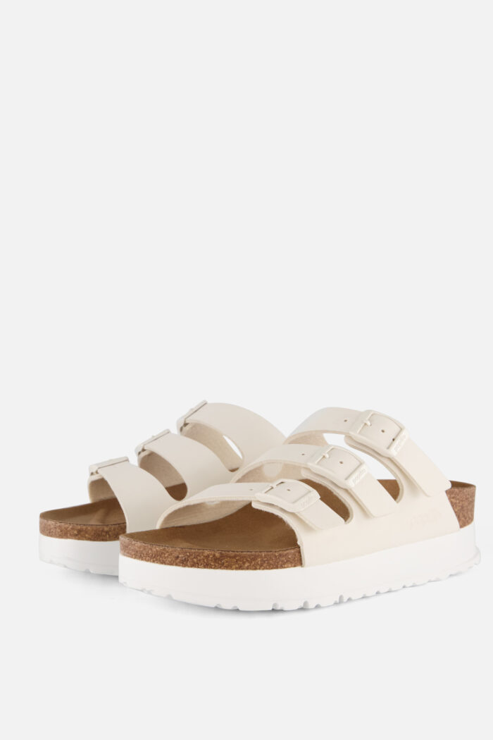 Papillio Birkenstock Florida Slippers wit