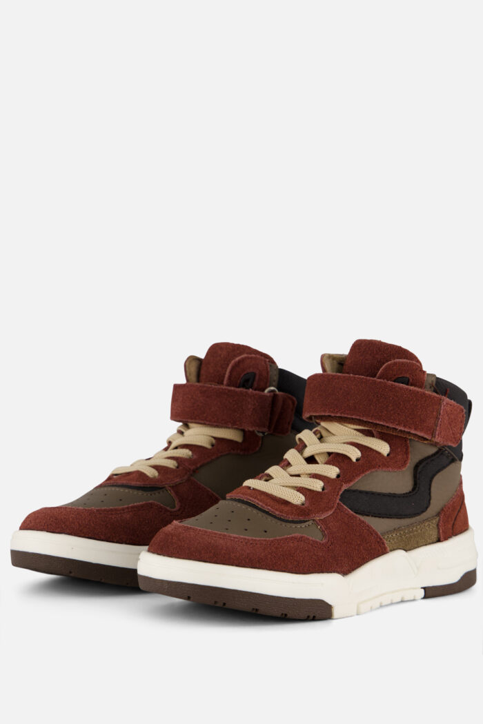 Muyters Sneakers rood Imitatieleer