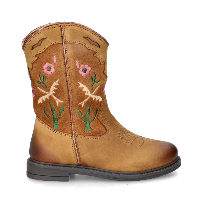 Nelson Kids cowboylaarzen – Cognac