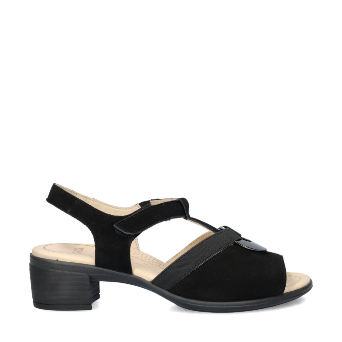 Ara Lugano sandalen – Zwart