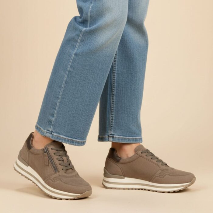Gabor Sneakers grijs Suede