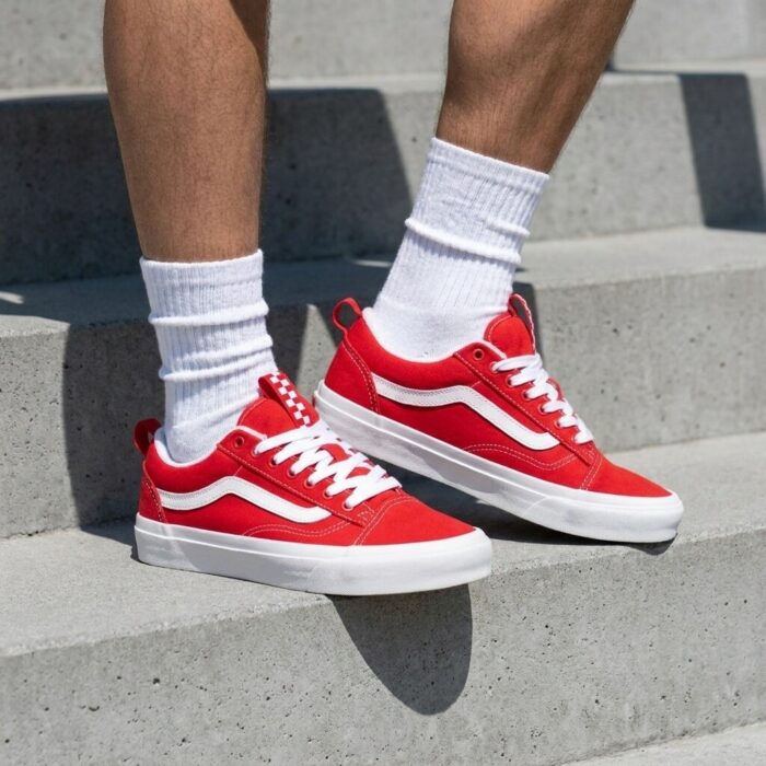 Vans Skate Old Skool Sneakers rood Textiel