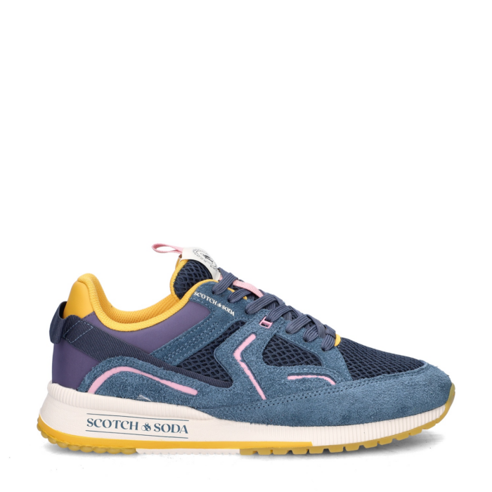 Scotch & Soda Vivex lage sneakers – Blauw