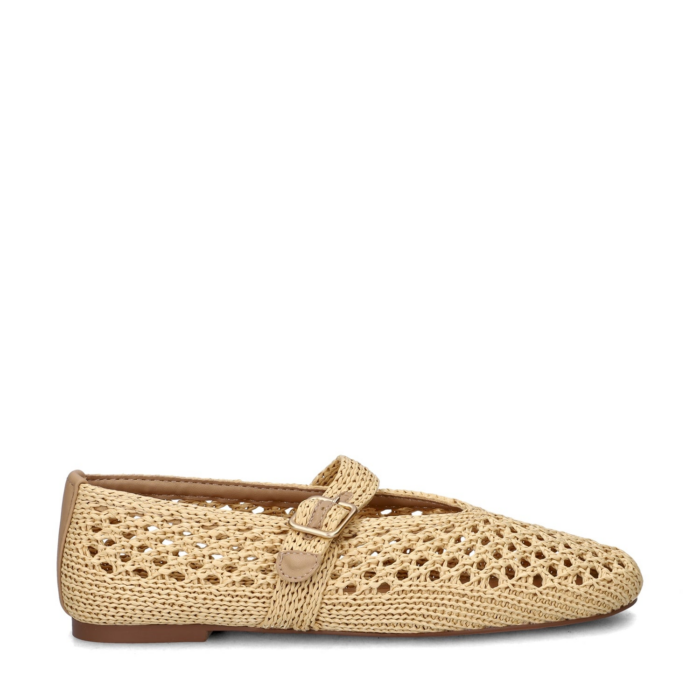Nelson ballerinas & instappers – Beige