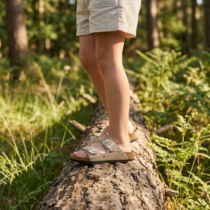 Birkenstock All Arizona Rivet soft birki gray taup – Taupe