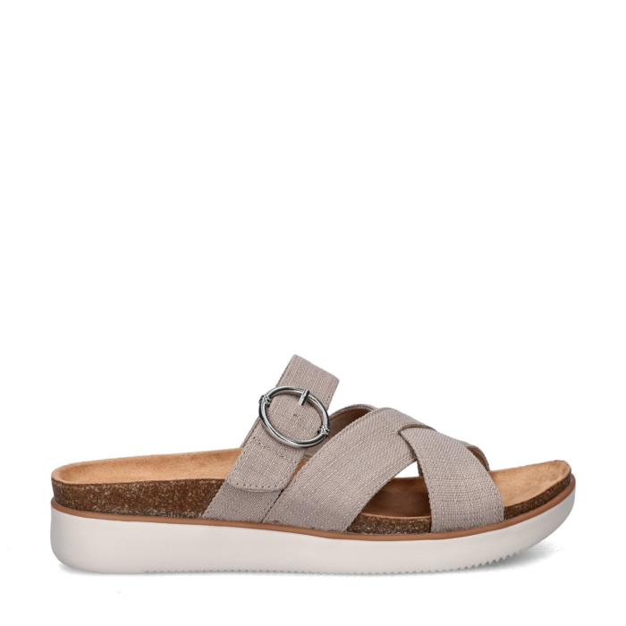 Skechers Lifted Comfort Charming Sparkle sandalen – Taupe