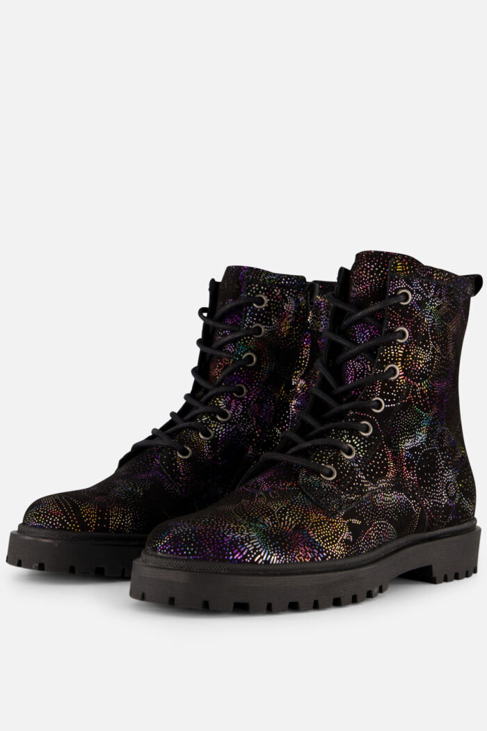 Giga Veterboots zwart Leer – Combinatie