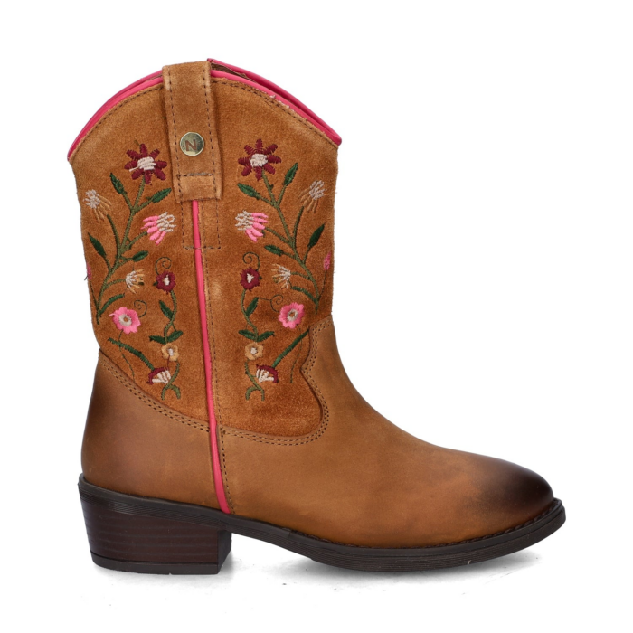 Nelson Kids cowboylaarzen – Cognac