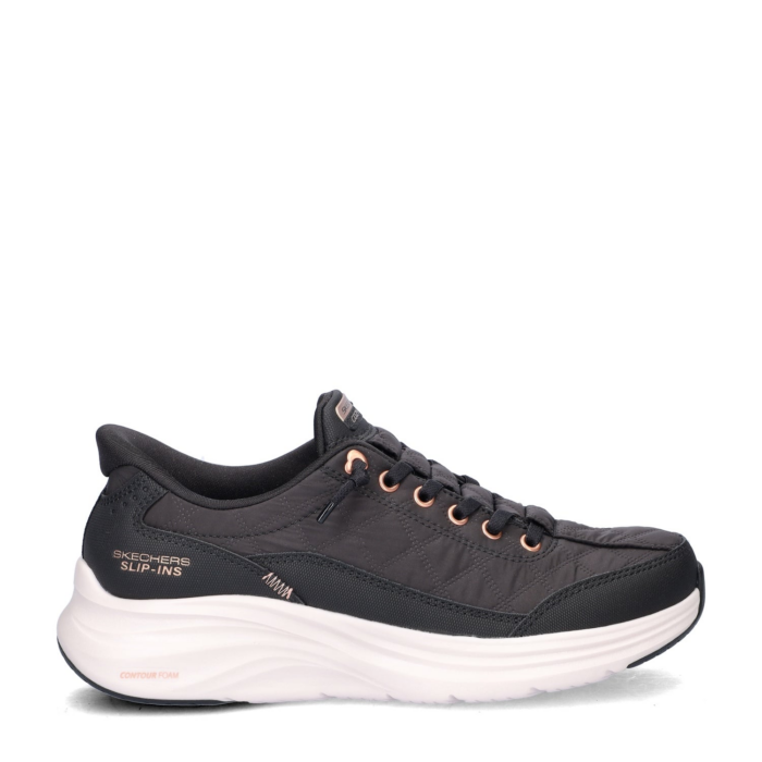 Skechers Hands Free Slip-Ins Contour lage sneakers – Zwart
