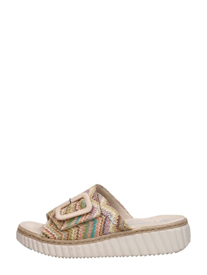 Rieker Slipper multicolor Syntetisch – Beige