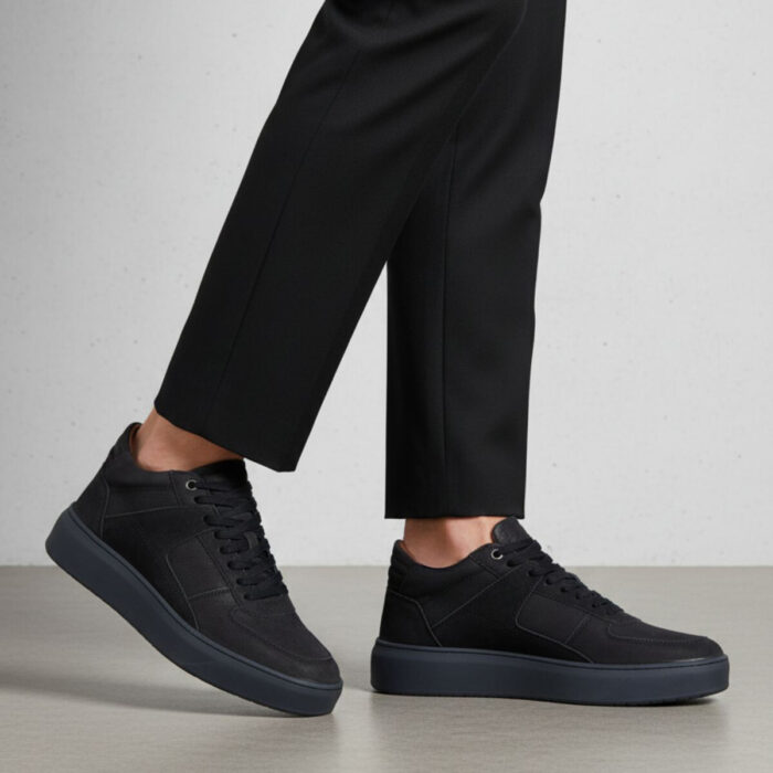 Vertice Veterschoenen blauw Leer