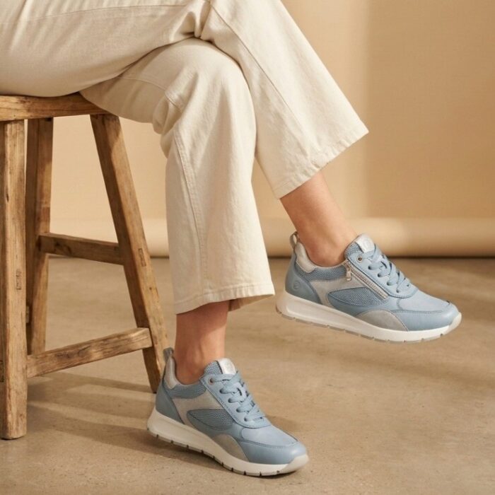 Remonte Sneakers G-leest blauw