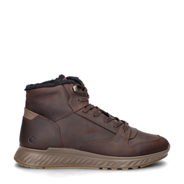 ECCO Exostride hoge sneakers – Bruin