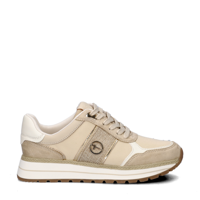 tamaris lage sneakers – Bruin