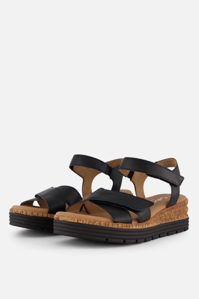 Gabor Sandalen zwart Suede