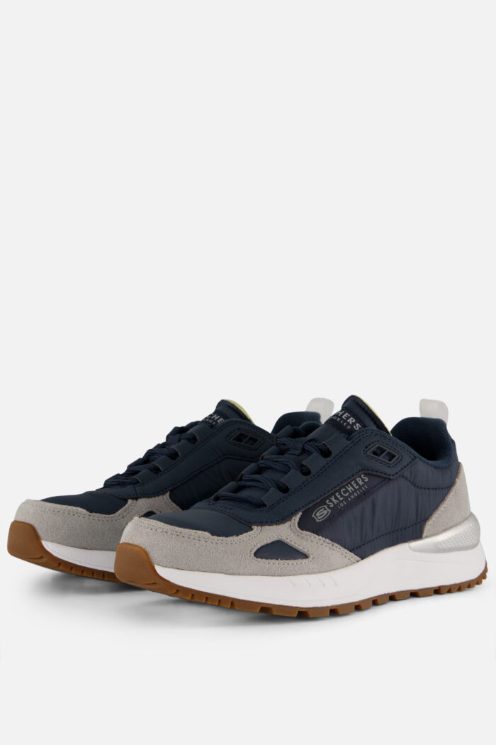 Skechers Fury Sneakers blauw Textiel