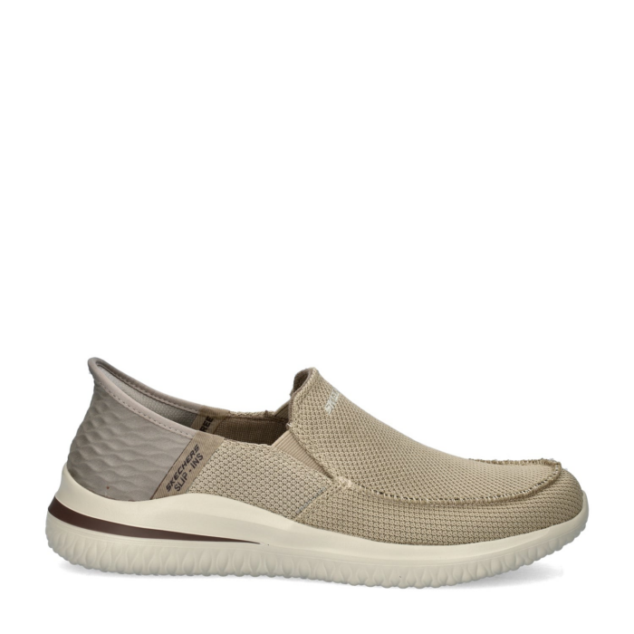 Skechers Hands Free Slip-Ins Delson 3.0 instapschoenen – Taupe