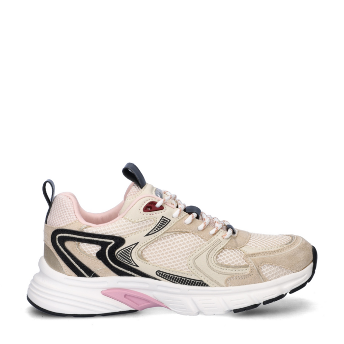 Nelson lage sneakers – Beige