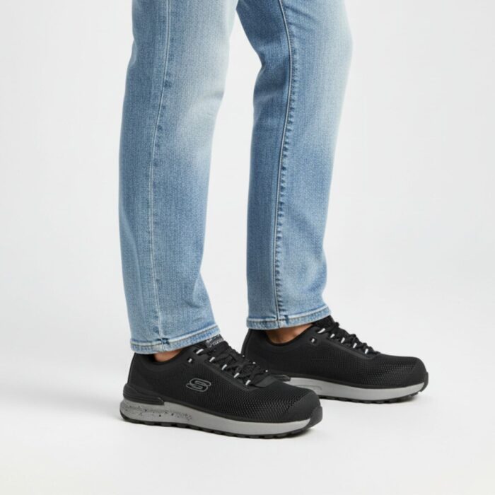 Skechers Bulklin Sneakers zwart Synthetisch