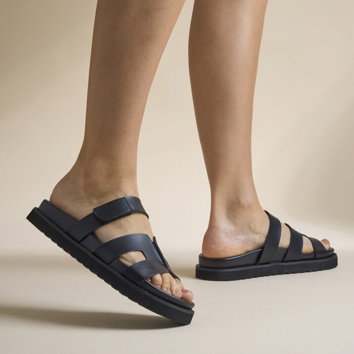 Ann Rocks Ann Rocks Sandalen zwart Pu