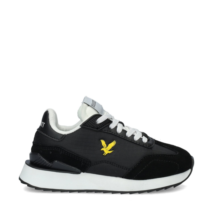 Lyle & Scott Wrath lage sneakers – Zwart