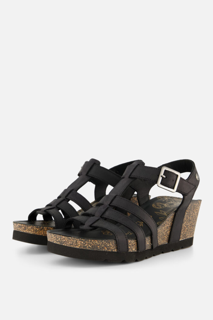 Panama Jack Panama Jack Vero Sandalen zwart Leer