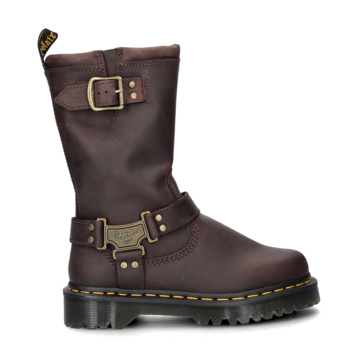 Dr. Martens Anistone bikerboots – Bruin