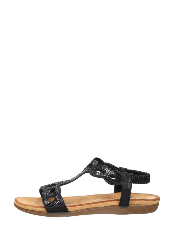 Sub55 Sandalen Plat – Zwart