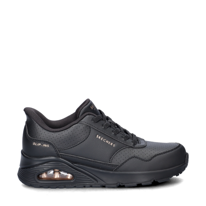 Skechers Hands Free Slip-Ins Uno lage sneakers – Zwart