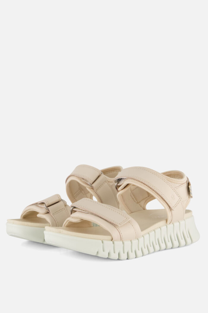 ECCO Gruuv Sandalen beige Leer
