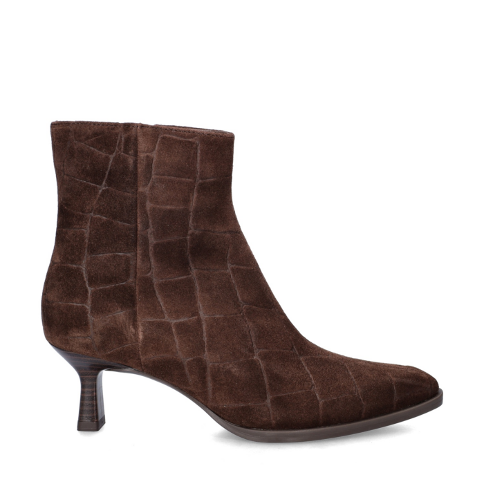 Unisa Lomas rits- & gesloten boots – Bruin