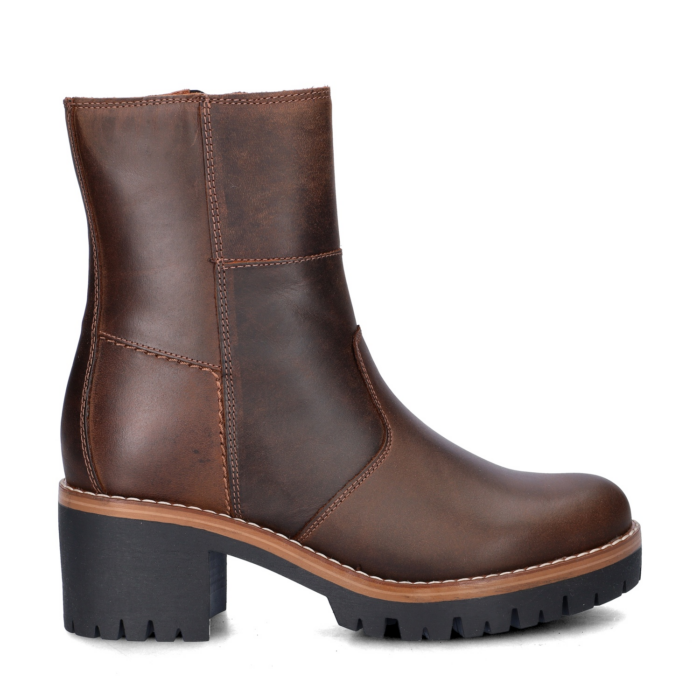 Nelson rits- & gesloten boots – Bruin