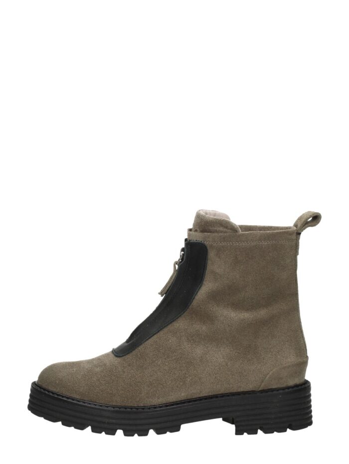 Aqa Enkellaarsjes Plat – Taupe
