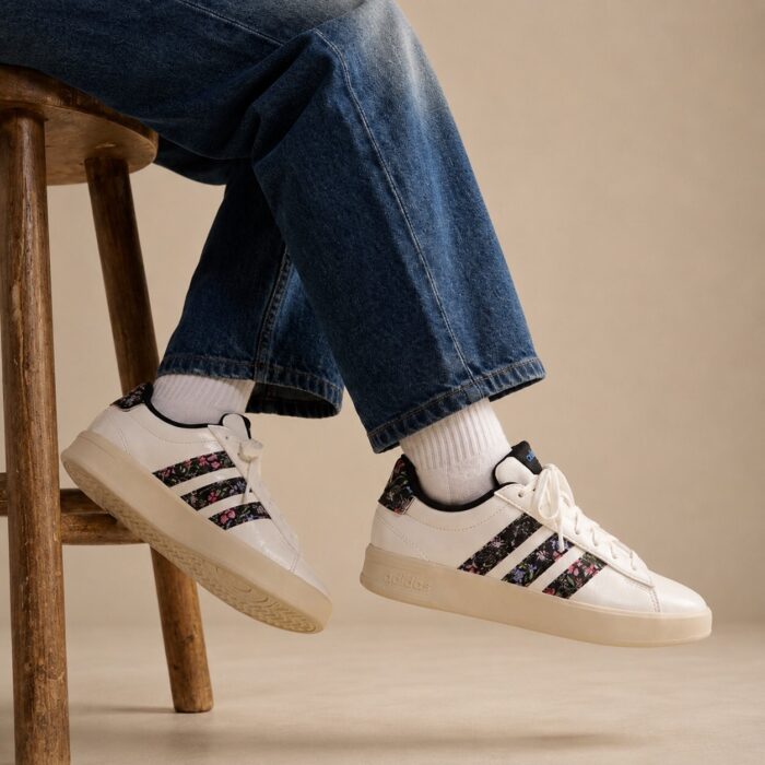 Adidas Grand Court 3.0 Farm Rio Sneakers wit Leer