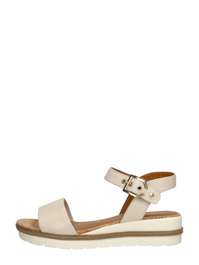 tamaris Sandalen Plat – Gebroken wit