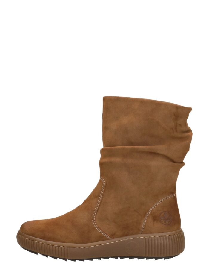 Rieker rits- & gesloten boots – Cognac