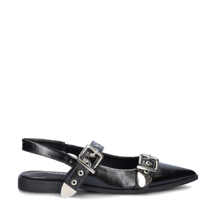 Nelson ballerinas & instappers – Zwart