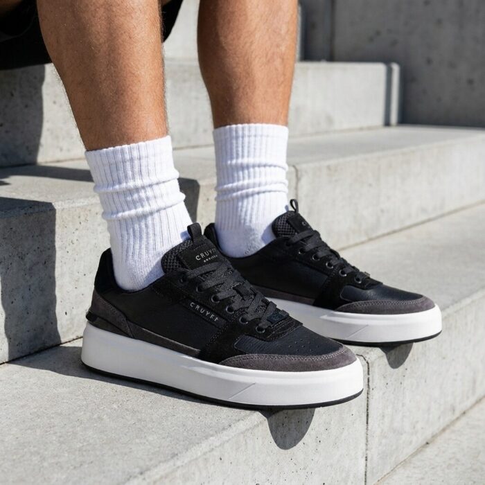 Cruyff Endorsed Tennis Sneakers zwart Leer