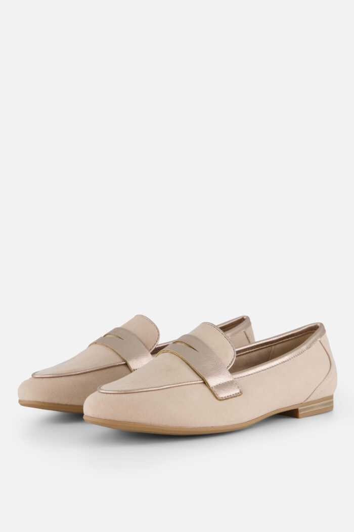 Marco Tozzi Marco Tozzi Instappers beige Synthetisch