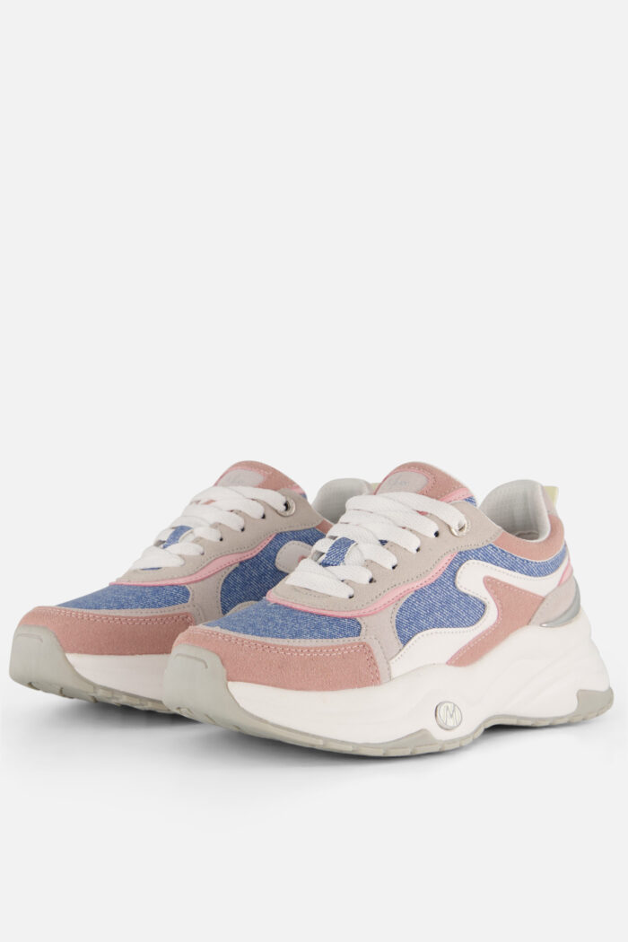 Mexx Palma Pam Sneakers beige Leer – Roze