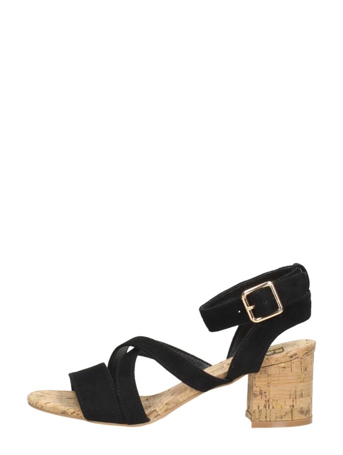 Sub55 Sandalen Hak – Zwart